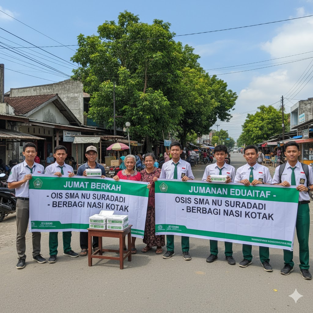 SMA NU Suradadi Gelar Kegiatan Jumat Berkah